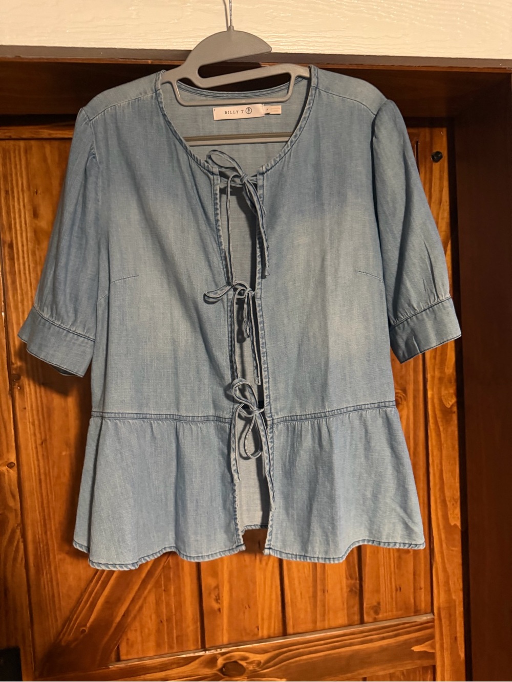 Billy T Kissing Bows Shirt Size Large